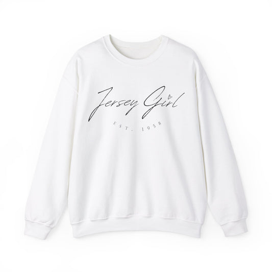 Jersey Girl 1958 Unisex Heavy Blend™ Crewneck Sweatshirt